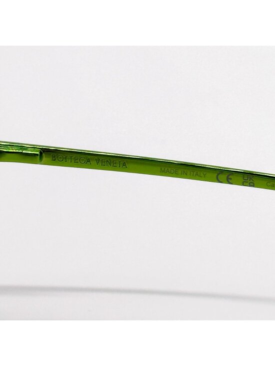 NEW BOTTEGA VENETA SUNGLASSES BV1174S 003 GREEN/GREEN UNISEX EYEWEAR main image 9